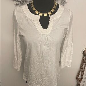 Talbots Classic White Women's Blouse